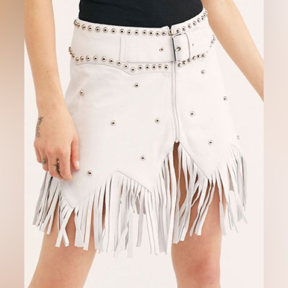 Understated Leather Howdy Skirt